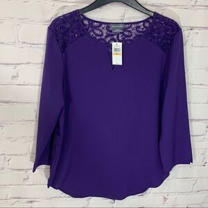 ‎Van Heusen small purple top - BNWT!
